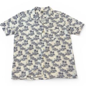 Kennington LTD | California | Men's Rayon Palm Tree Print Shirt M EUC